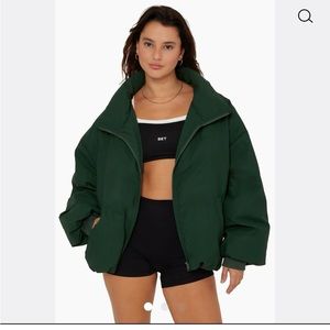 BRAND NEW SET ACTIVE puffer jacket in forest green